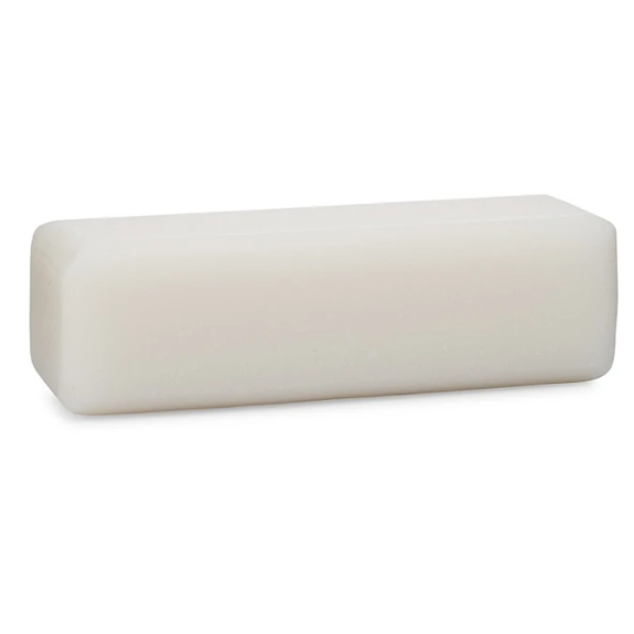 The Meliora Laundry Stain Stick is a smooth, rectangular white bar shown on a white background—perfect for gently removing stains from toddler clothes.