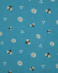 No Paper towel with bees and daisies on a light blue background