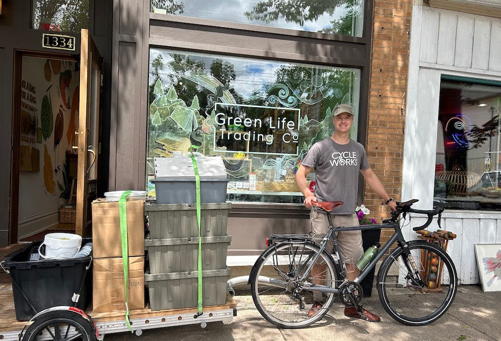 To Green Life and Back: Madison Cargo Bike Deliveries with Tom