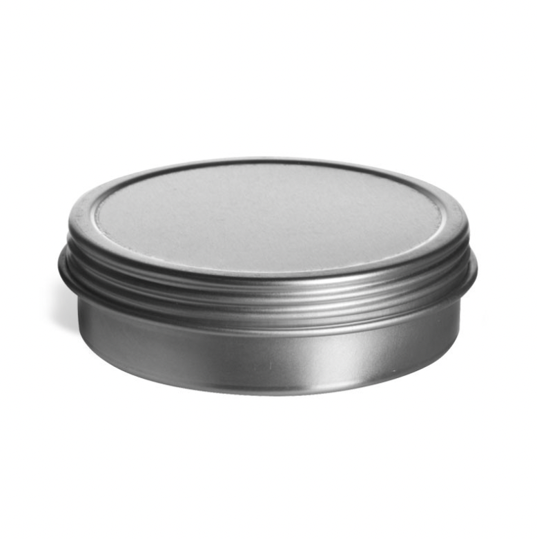 Metal jar lid on a white background