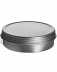 Metal jar lid on a white background
