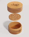 Mini Dip travel Case with each part suspended in the air. 