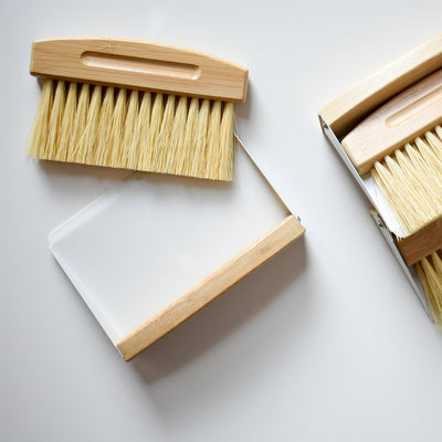 Bamboo Dust Pan & Brush
