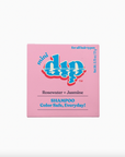 pink box of mini shampoo bar on white background