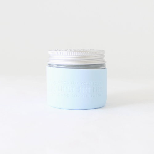 zero waste silicone sleeve for deodorant cream jar