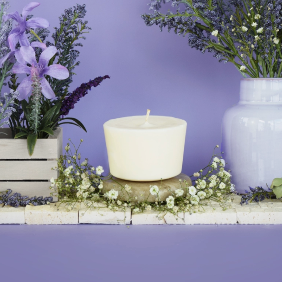 lavender candle refill