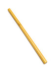 A single reusable bamboo straw on a white background. 
