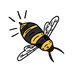 zero waste icon bee