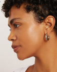 Medium skinned woman featuring medium foundation 