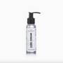 A Simple Planet Curl Cream, a silver 2.7 fl oz (80 ml) pump bottle with green and black text, stands upright against a plain white background. Infused with Organic Flaxseed, it helps achieve soft, defined curls.