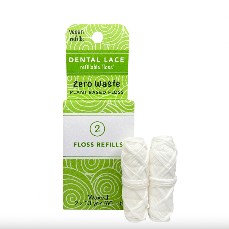 green box with two spools of floss