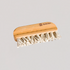 The Redecker Lint Brush, featuring a flat wooden handle stamped with the Redecker logo and dense light bristles, is ideal for removing pet hair. Shown against a plain light gray background.