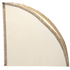 A close-up of two overlapping CoffeeSock Reusable V60 Coffee Filters, each made from white fabric with visible brown overlock stitching along the curved and straight edges.