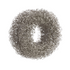 A close-up of the Redecker Lime-Catcher, a silver metal scouring pad with a rough, wiry, coiled texture, designed for descaling tea kettles and cleaning tough stains on pots and pans.
