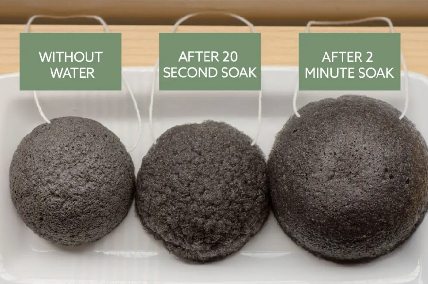 Charcoal Konjac Sponge