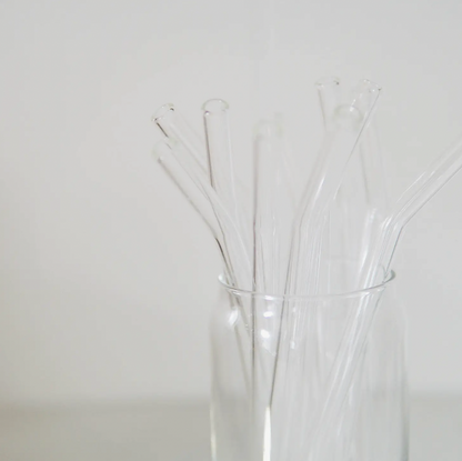 Glass Bent Straw