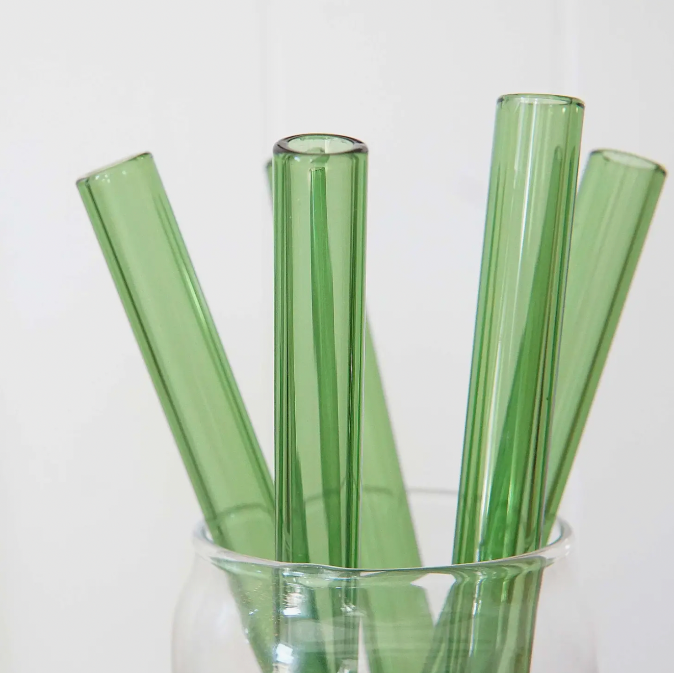Flower GLASS STRAW - Boba Straws, Smoothie Straws
