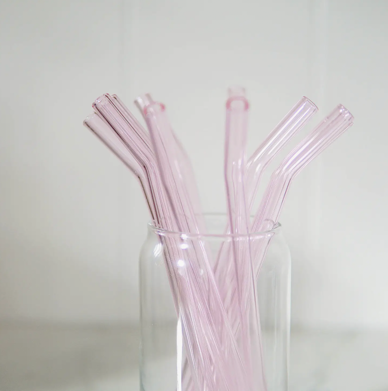 Glass Bent Straw