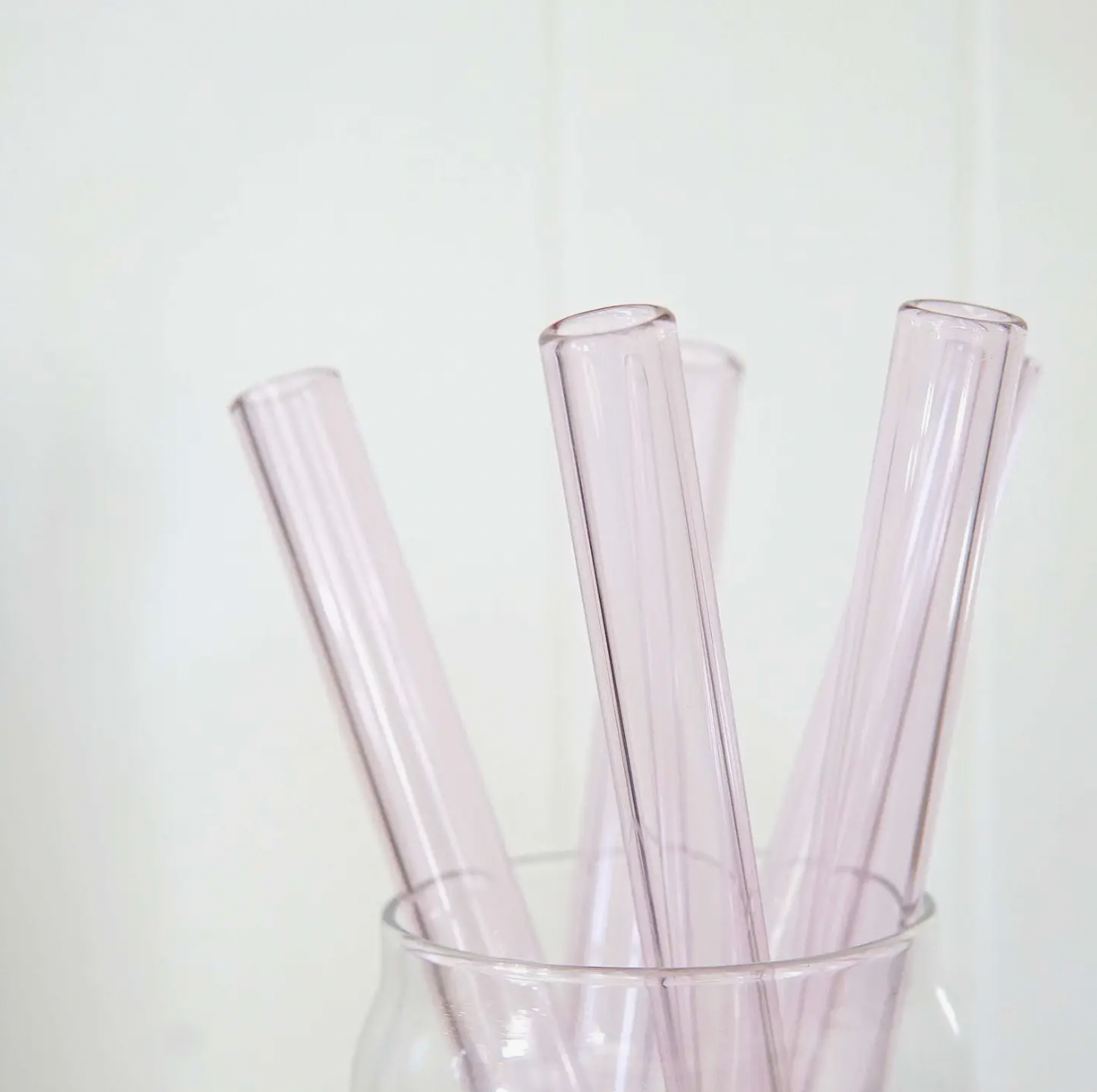 200*8mm Reusable Glass Straws Smoothies Cocktails Boba Drinking Straw  Healthy Eco Friendly Bubble Drinkware Wine Bar Accessories