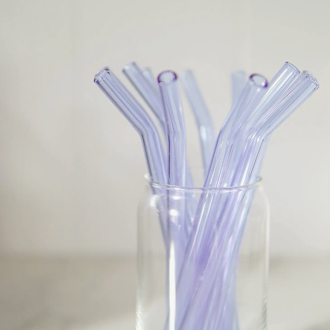 Glass Bent Straw