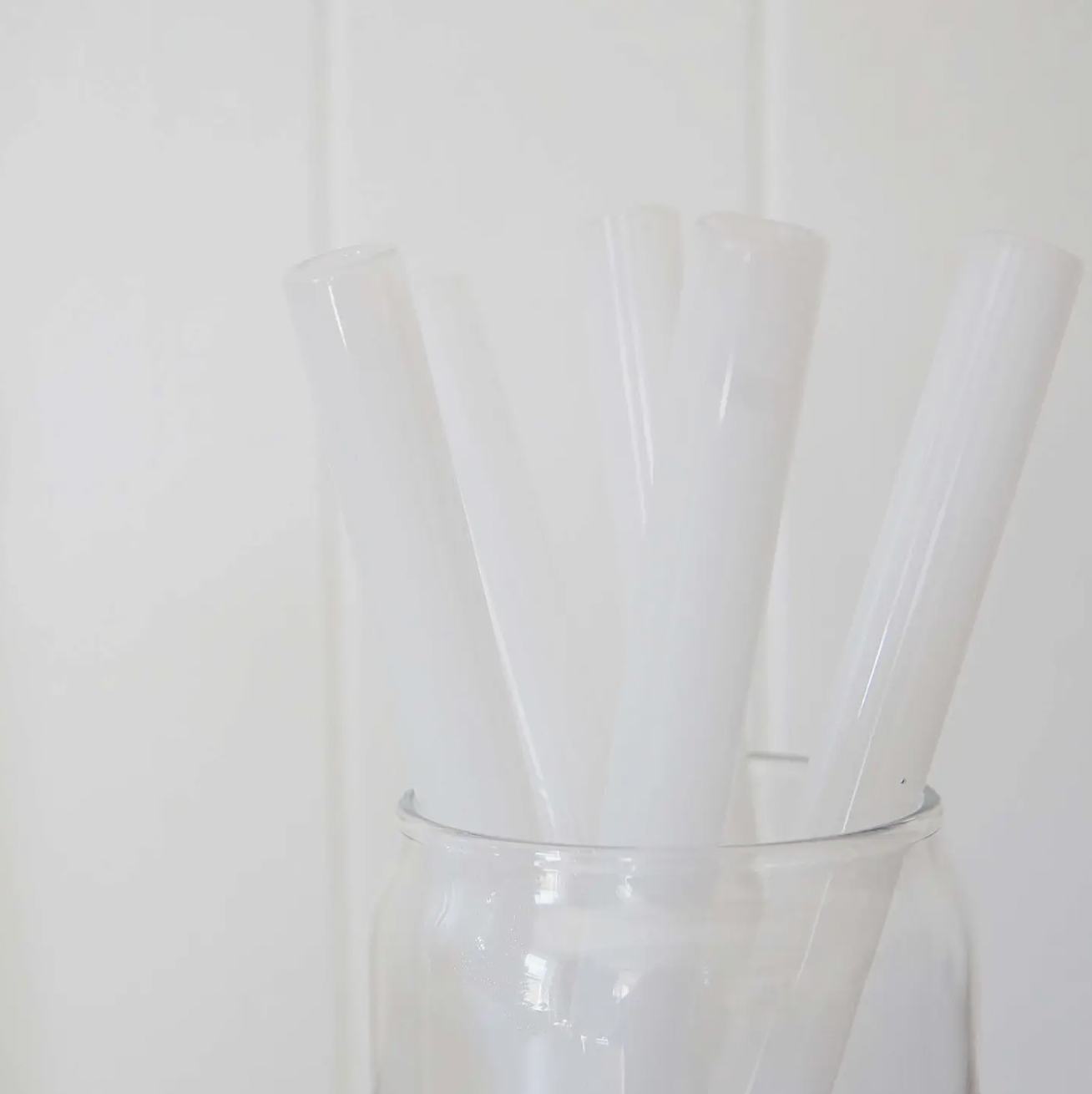 Mushroom GLASS STRAW- Reusable Straws, Glass Straws, Eco Friendly Straws, Mushroom Straws, Boba Straws, Smoothie Straws