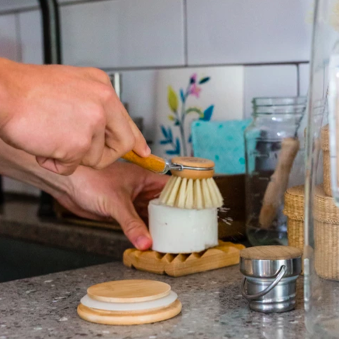 Dish Brush With Removable Head